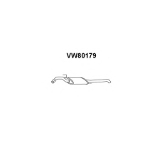 VW80179 VENEPORTE Глушитель выхлопных газов конечный