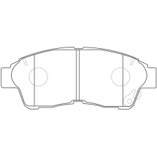 FP0562 FIT Комплект тормозных колодок, дисковый тормоз