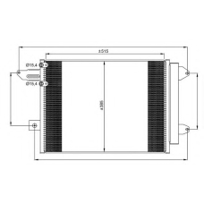 350070 NRF Конденсатор, кондиционер