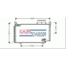 1621001 KUHLER SCHNEIDER Конденсатор, кондиционер