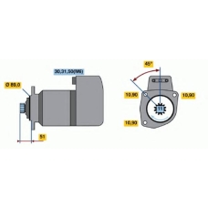0 001 417 002 BOSCH Стартер