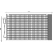 350203253000 MAGNETI MARELLI Конденсатор, кондиционер