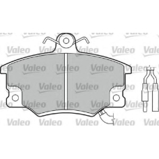 598219 VALEO Комплект тормозных колодок, дисковый тормоз