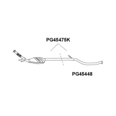 PG45448 VENEPORTE Ремонтная трубка, катализатор