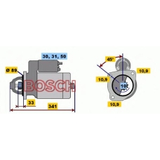 0 001 368 064 BOSCH Стартер