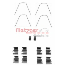 109-1651 METZGER Комплектующие, колодки дискового тормоза