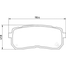 363710201725 MAGNETI MARELLI Комплект тормозных колодок, дисковый тормоз