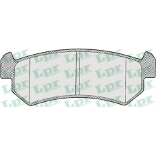 05P1199 LPR Комплект тормозных колодок, дисковый тормоз