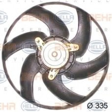 8EW 351 043-651 HELLA Вентилятор, охлаждение двигателя