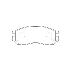 FP0484 FIT Комплект тормозных колодок, дисковый тормоз