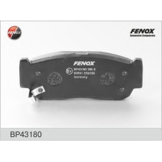 BP43180 FENOX Комплект тормозных колодок, дисковый тормоз