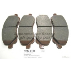 1080-6405 ASHUKI Комплект тормозных колодок, дисковый тормоз