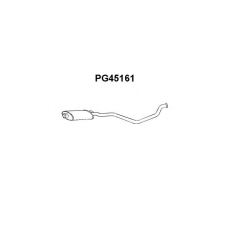 PG45161 VENEPORTE Средний глушитель выхлопных газов
