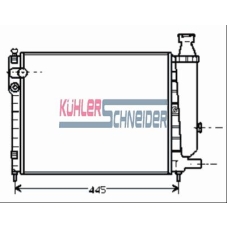 1503401 KUHLER SCHNEIDER Радиатор, охлаждение двигател