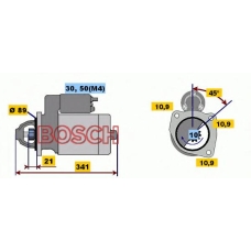 0 001 367 063 BOSCH Стартер