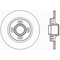 BDA2387.10 OPEN PARTS Тормозной диск