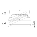 KIT.072 TRUSTING Комплектующие, колодки дискового тормоза