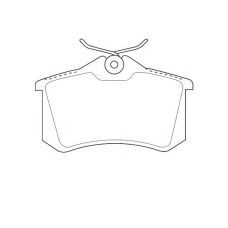 WBP20961B WAGNER LOCKHEED Комплект тормозных колодок, дисковый тормоз