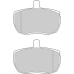 FD6825V NECTO Комплект тормозных колодок, дисковый тормоз