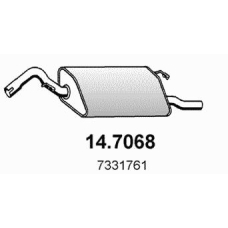 14.7068 ASSO Глушитель выхлопных газов конечный