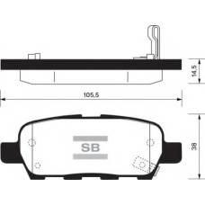 FBP1184 FI.BA Комплект тормозных колодок, дисковый тормоз