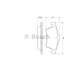 0 986 424 617 BOSCH Комплект тормозных колодок, дисковый тормоз
