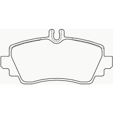 P 50 047 BREMBO Комплект тормозных колодок, дисковый тормоз