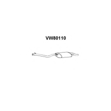 VW80110 VENEPORTE Глушитель выхлопных газов конечный