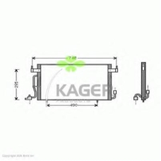 94-5066 KAGER Конденсатор, кондиционер