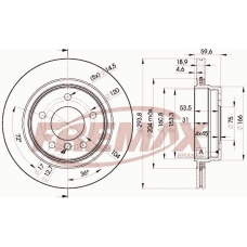 BD-5563-50 FREMAX Тормозной диск