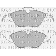 BBP1563 BORG & BECK Комплект тормозных колодок, дисковый тормоз