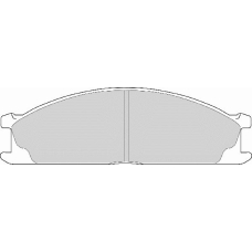 FD6566N NECTO Комплект тормозных колодок, дисковый тормоз