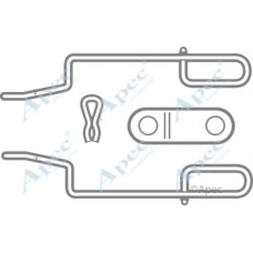 KIT237 APEC Комплектующие, тормозные колодки