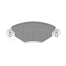 025 232 7717 MEYLE Комплект тормозных колодок, дисковый тормоз