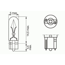 1 987 302 218 BOSCH Лампа накаливания