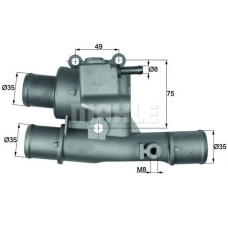 TI 141 88 MAHLE Термостат, охлаждающая жидкость