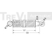TA1554 TREVI AUTOMOTIVE Амортизатор, поликлиновой ремень