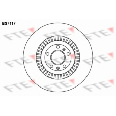 BS7117 FTE Тормозной диск