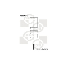 V165071 BGA Выпускной клапан