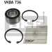 VKBA 736 SKF Комплект подшипника ступицы колеса