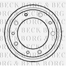 BBR7029 BORG & BECK Тормозной барабан