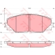 GDB3424<br />TRW<br />Комплект тормозных колодок, дисковый тормоз