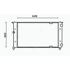 RM0258 EQUAL QUALITY Радиатор, охлаждение двигателя