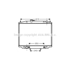 DNA2262 AVA Радиатор, охлаждение двигателя