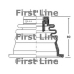FCB2650 FIRST LINE Пыльник, приводной вал