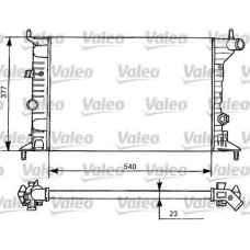 731525 VALEO Радиатор, охлаждение двигателя