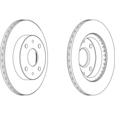 DDF1394-1 FERODO Тормозной диск