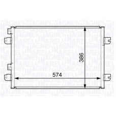 350203728000 MAGNETI MARELLI Конденсатор, кондиционер