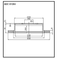 ADC 0126V Allied Nippon Гидравлические цилиндры