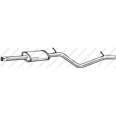 284-395 BOSAL Средний глушитель выхлопных газов